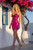 E7052, Pink homecoming dress, Pink  hoco dress, Pink strapless dress, Pink fitted homecoming dress, Pink homecoming dress with side slit, hoco dress, short dress, elegant homecoming dress, sophisticated homecoming dress, perfect homecoming dress, teen school dance dress, dance dress,  evening dress, PROM AVENUE