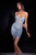 LA DIVINE CD646,Blue homecoming dress, Blue  hoco dress, Blue strapless dress, Blue  fitted homecoming dress, Blue  homecoming dress with side slit, hoco dress, short dress, elegant homecoming dress, sophisticated homecoming dress, perfect homecoming dress, teen school dance dress, dance dress,  evening dress, PROM AVENUE