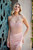 AMELIA 3116, prom, prom dress, pink prom dress, prom gown, strapless prom gown, strapless gown, pink strapless gown, pink gown with side slit, fitted gown, pink fitted dress, prom shop in Chicago area, prom avenue