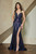 AMELIA 3123, Blue prom dress, blue formal gown, blue semi formal gown, blue strapless dress, blue fitted dress, blue prom dress with side slit, gala dress, winter formals, elegant prom dress, sophisticated prom dress, perfect prom dress, teen school dance dress, dance dress, evening wear, evening dress,PROM AVENUE