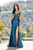AMELIA 8095,Blue prom dress, blue formal gown, blue semi formal gown, blue strapless dress, blue fitted dress, blue prom dress with side slit, gala dress, winter formals, elegant prom dress, sophisticated prom dress, perfect prom dress, teen school dance dress, dance dress, evening wear, evening dress,PROM AVENUE