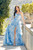 Blue prom dress, blue formal gown, blue semi formal gown, blue strapless dress, blue fitted dress, blue prom dress with side slit, gala dress, winter formals, elegant prom dress, sophisticated prom dress, perfect prom dress, teen school dance dress, dance dress, evening wear, evening dress,PROM AVENUE, blue prom dress with layered skirt