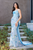 Amelia 2160,Blue prom dress, blue formal gown, blue semi formal gown, blue strapless dress, blue fitted dress, blue prom dress with side slit, gala dress, winter formals, elegant prom dress, sophisticated prom dress, perfect prom dress, teen school dance dress, dance dress, evening wear, evening dress,PROM AVENUE, prom dress with bow 