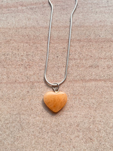 Citrine Heart Pendant (Only Pendant)