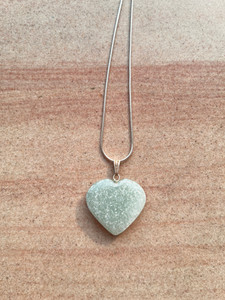 Green Aventurine Big Heart Pendant (Only Pendant)