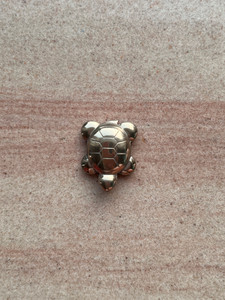 Pyrite Tortoise Pendant (Only Pendant)