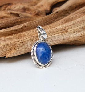 Lapis Lazuli Silver Pendant (Only Pendant)