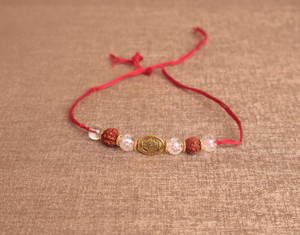 Rakhi for Divine Blessing (Roli+Chawal)