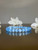 Blue Aura Selenite Bracelet