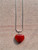 Carnelian Heart Pendant (Only Pendant)