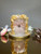 Yellow Calcite + Rose Quartz Agarbatti Stand