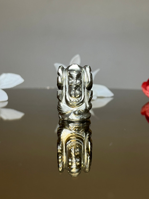 Golden Pyrite Ganesha