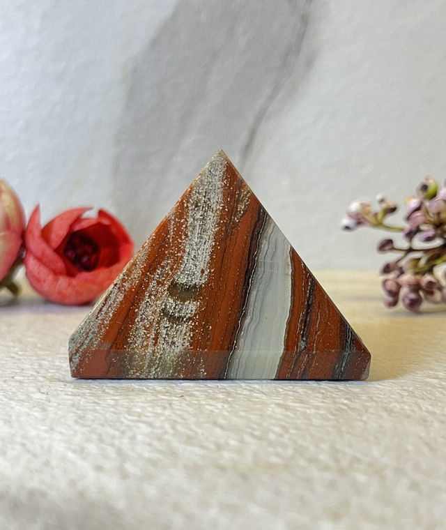 Red Jasper Pyramid -Pure