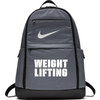 Nike Weightlifting Brasilia Backpack - Grey/White