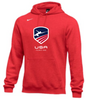 Nike Men's USA Fencing Club Fleece Pullover Hoodie - Scarlet