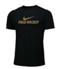 Nike Men's Field Hockey Tee - Gold/Black