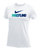 Nike Women's Wrestling Tee - Blue