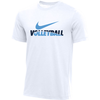 Nike Men's Volleyball Tee - White/Navy/Blue