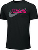 Nike Men's Fencing Rawdacious Tee - Black/Grey