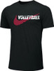 Nike Women's Volleyball Rawdacious Tee - Black
