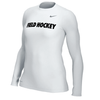 Nike Women's Field Hockey Legend LS Crew - White/Cool Grey