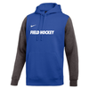 Nike Men's Field Hockey Club Fleece Color Block Hoodie - Royal/Grey