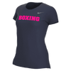 Nike Women's Boxing Legend Tee - Navy