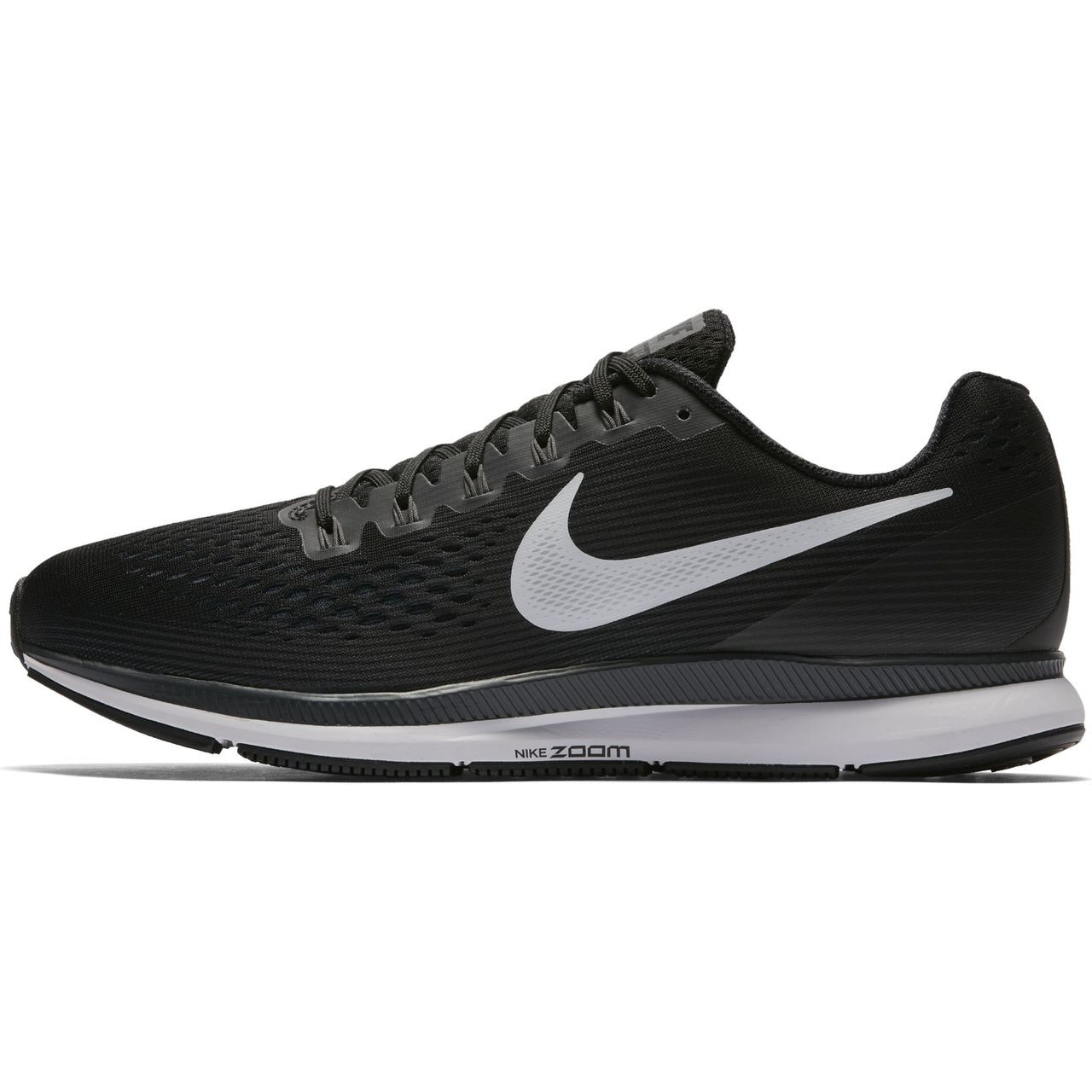 nike zoom pegasus black and white