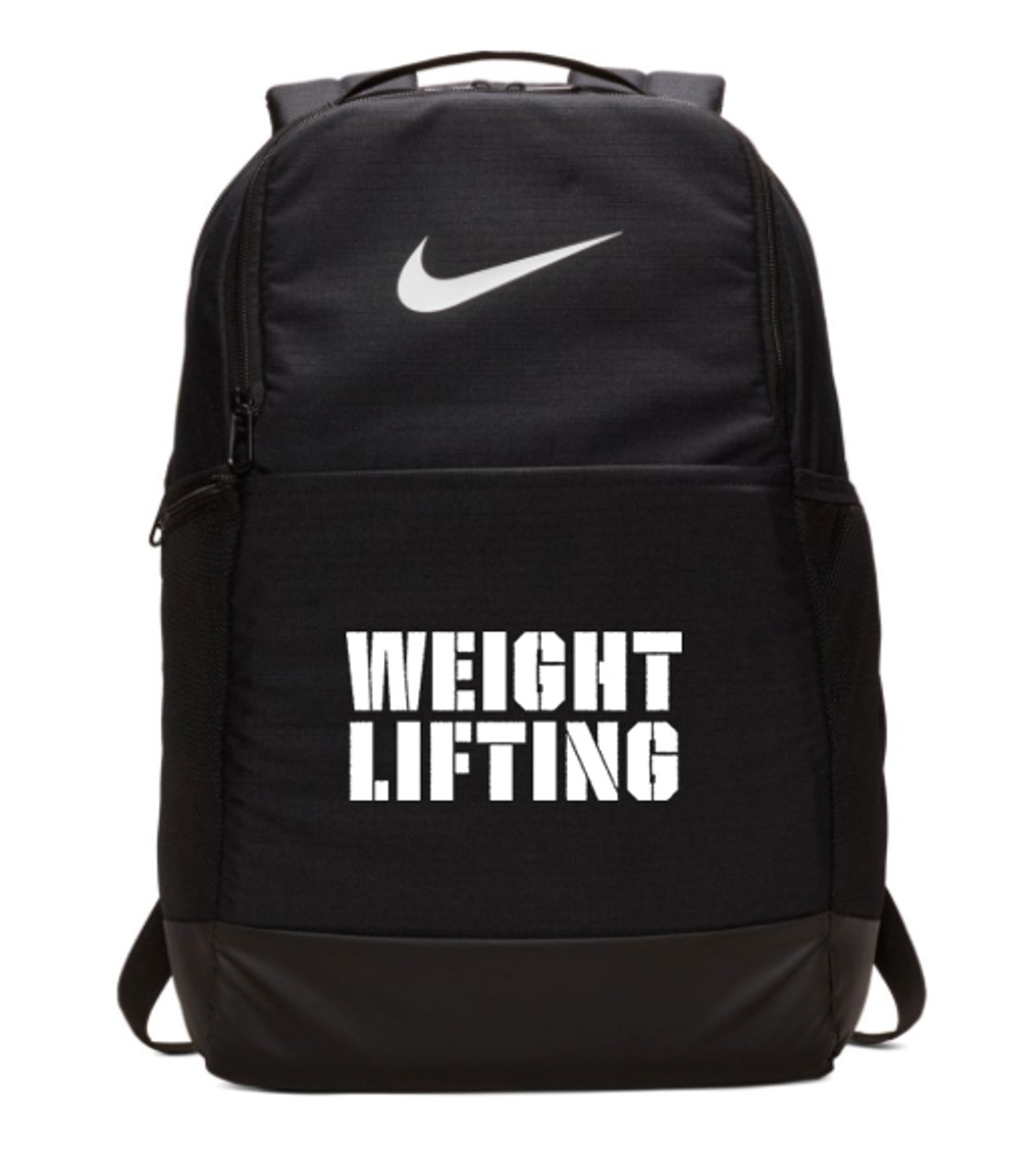 black and white nike bag