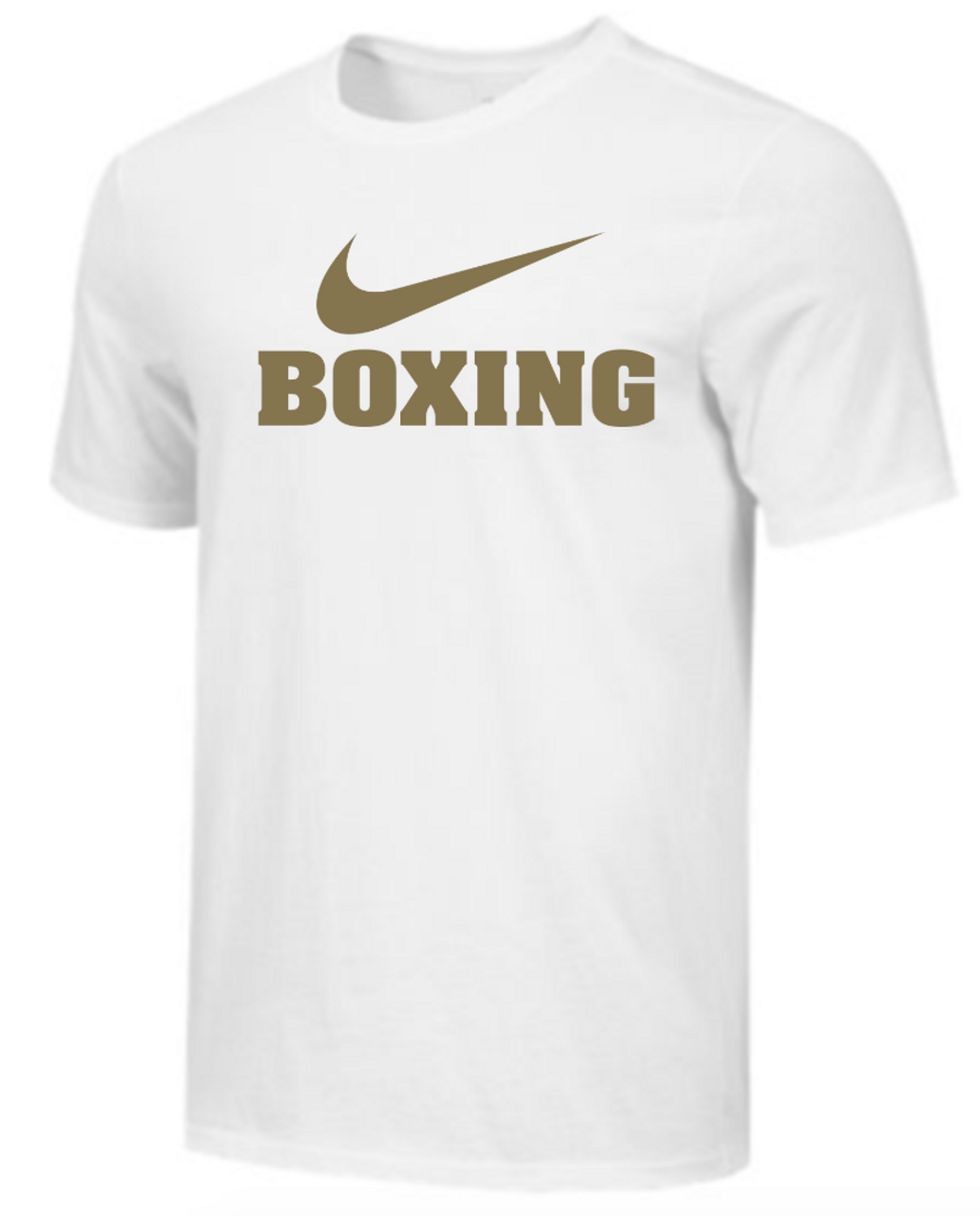 Men's Boxing Tee White/Gold
