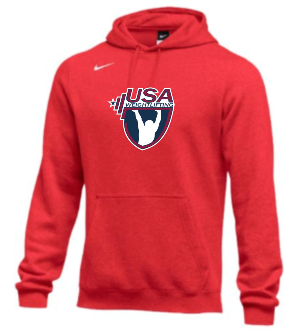 USAW Club Fleece Pullover Hoodie - Scarlet