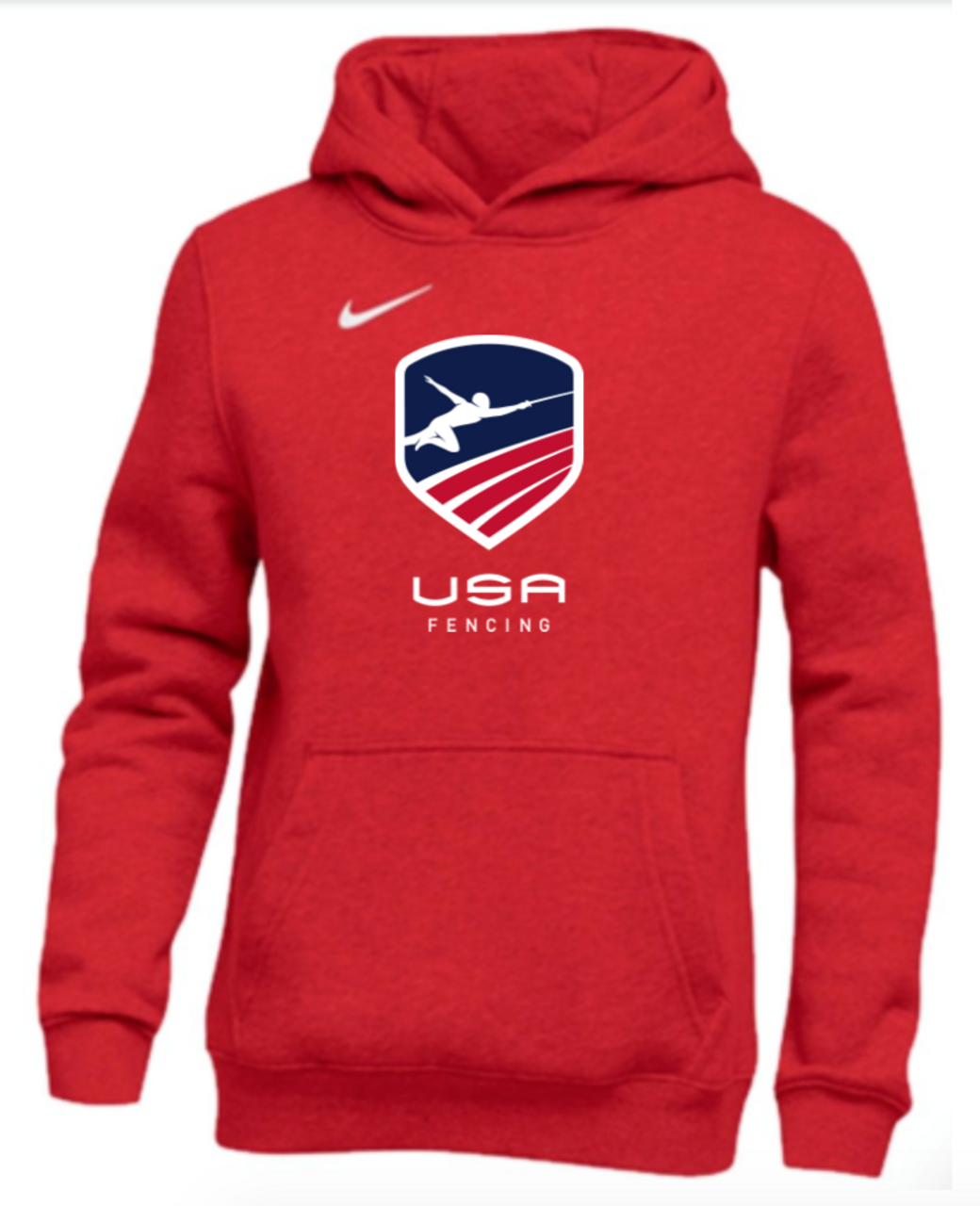 Youth Nike USA Hockey Club Fleece Hooded Sweatshirt