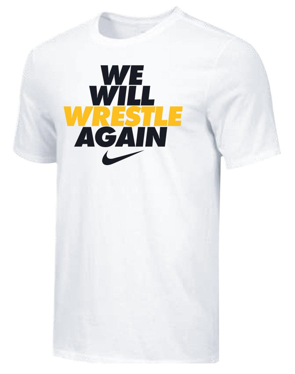 black white and gold nike shirt