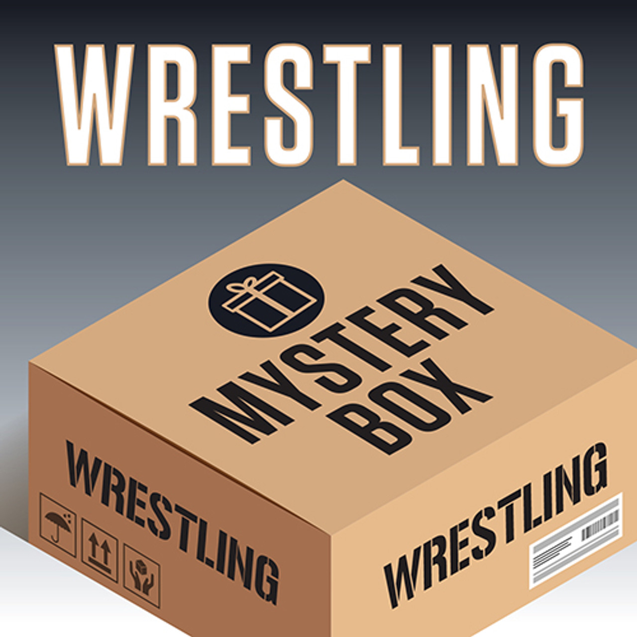 Men's Wrestling 3-Piece Tee Mystery Box - Multi Color