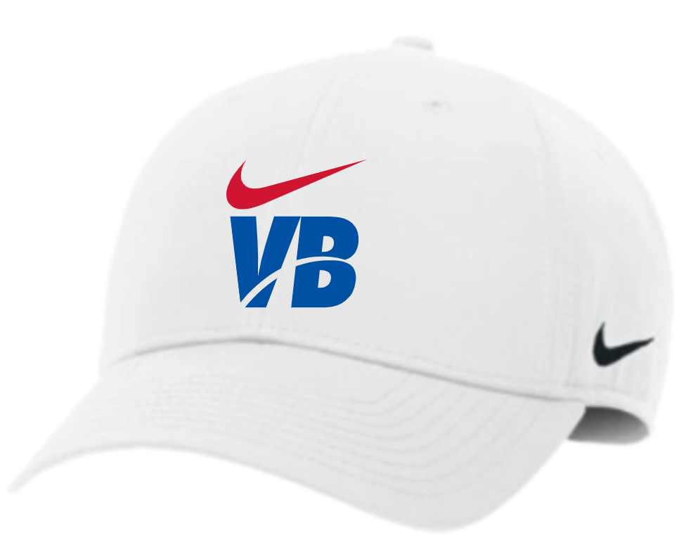 red and blue nike hat