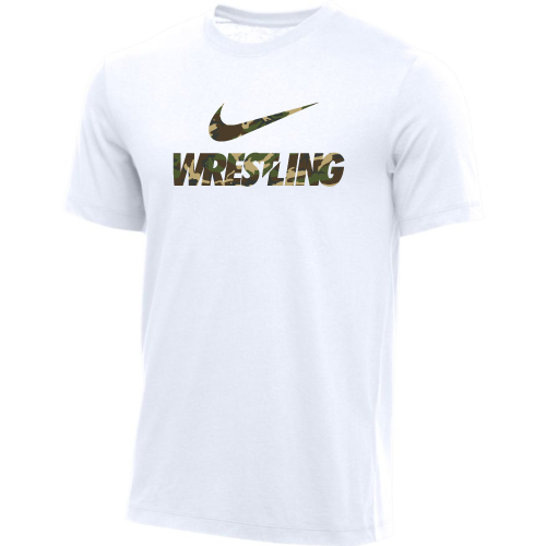 Nike Men's Wrestling Tee - Camo/White