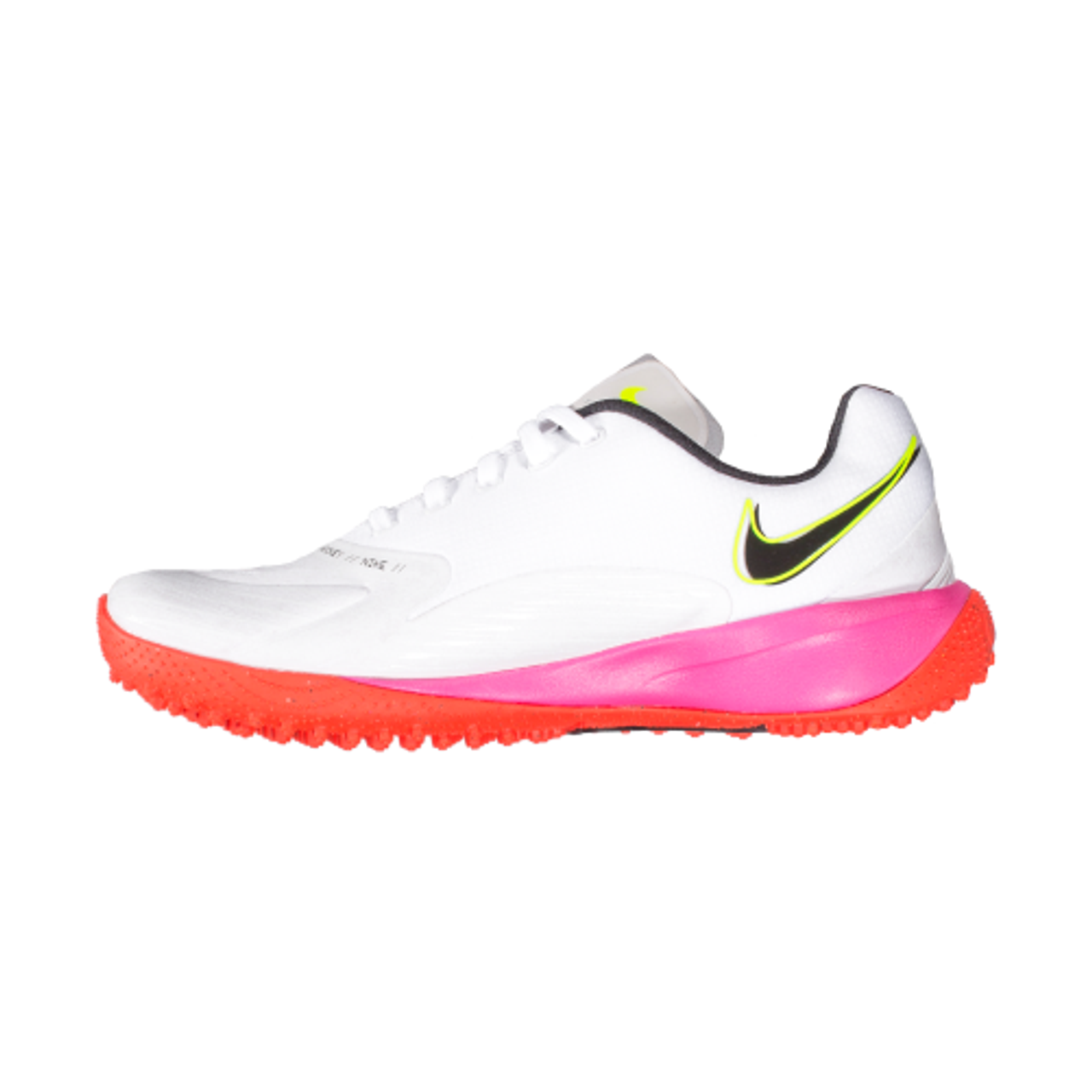 Nike Women's Vapor Drive SE Turf Lacrosse Cleats, Size 9, White/Pink