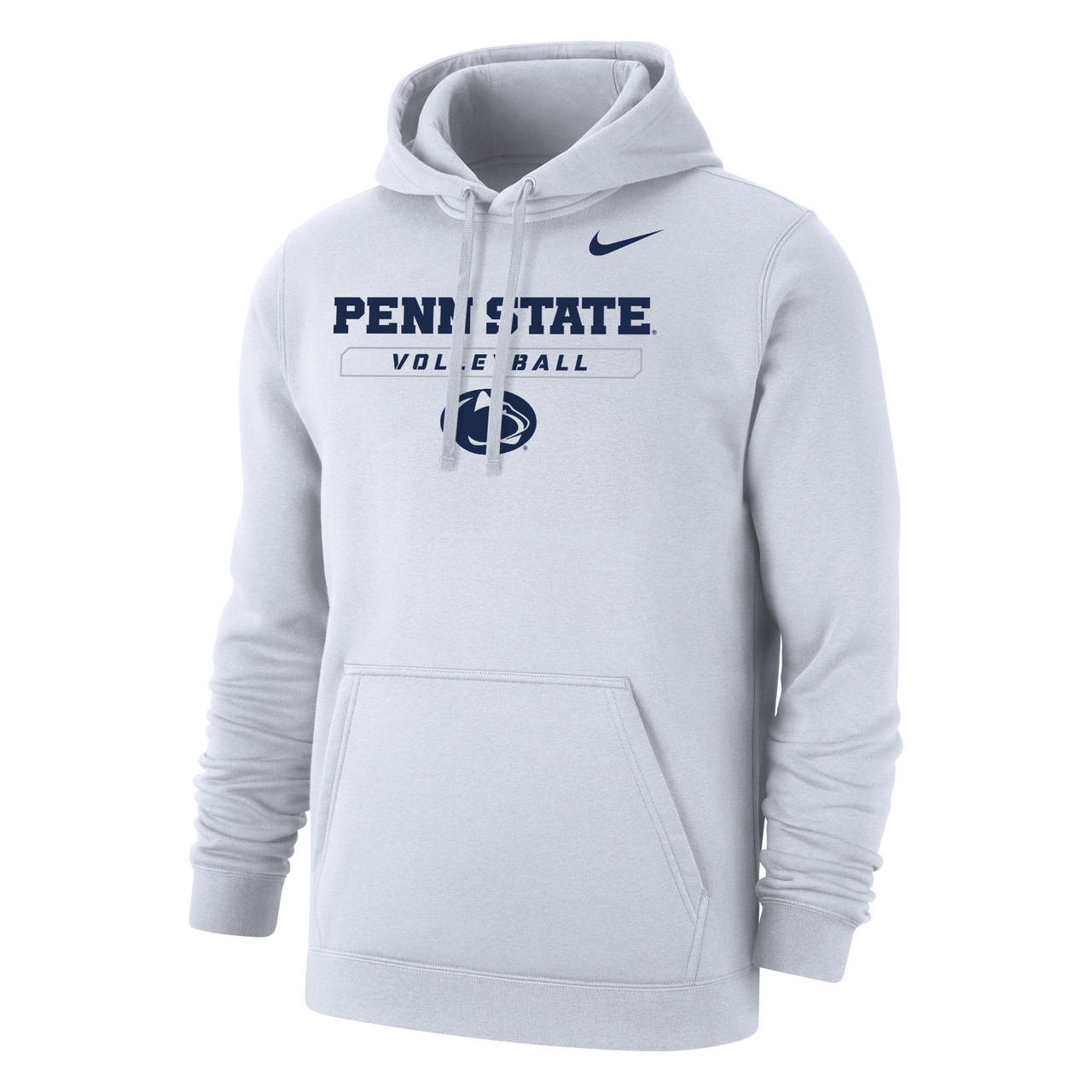 Nike Men s Volleyball Penn State Club Fleece Pullover Hoodie White