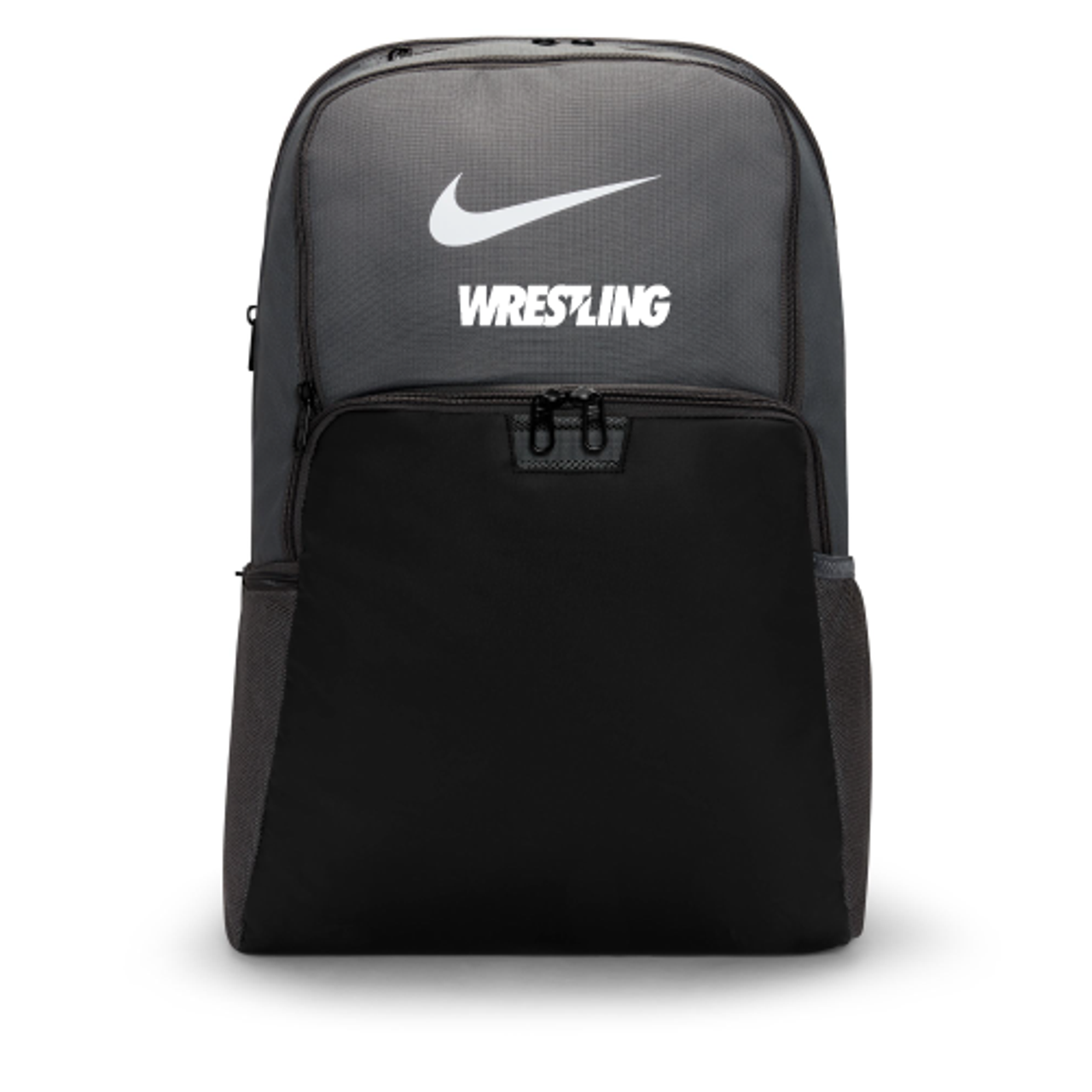 gips Negen Moeras Nike Wrestling Brasilia 9.5 Training Backpack - Grey/Black