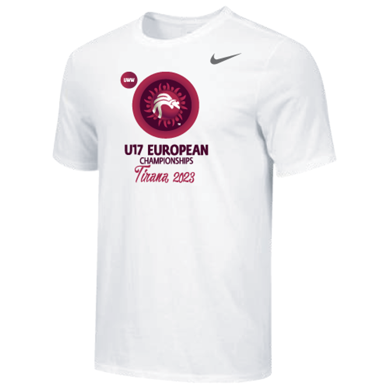 puntada hueco Impotencia Nike Men's UWW U17 European Championships Tirana 2023 Tee - White