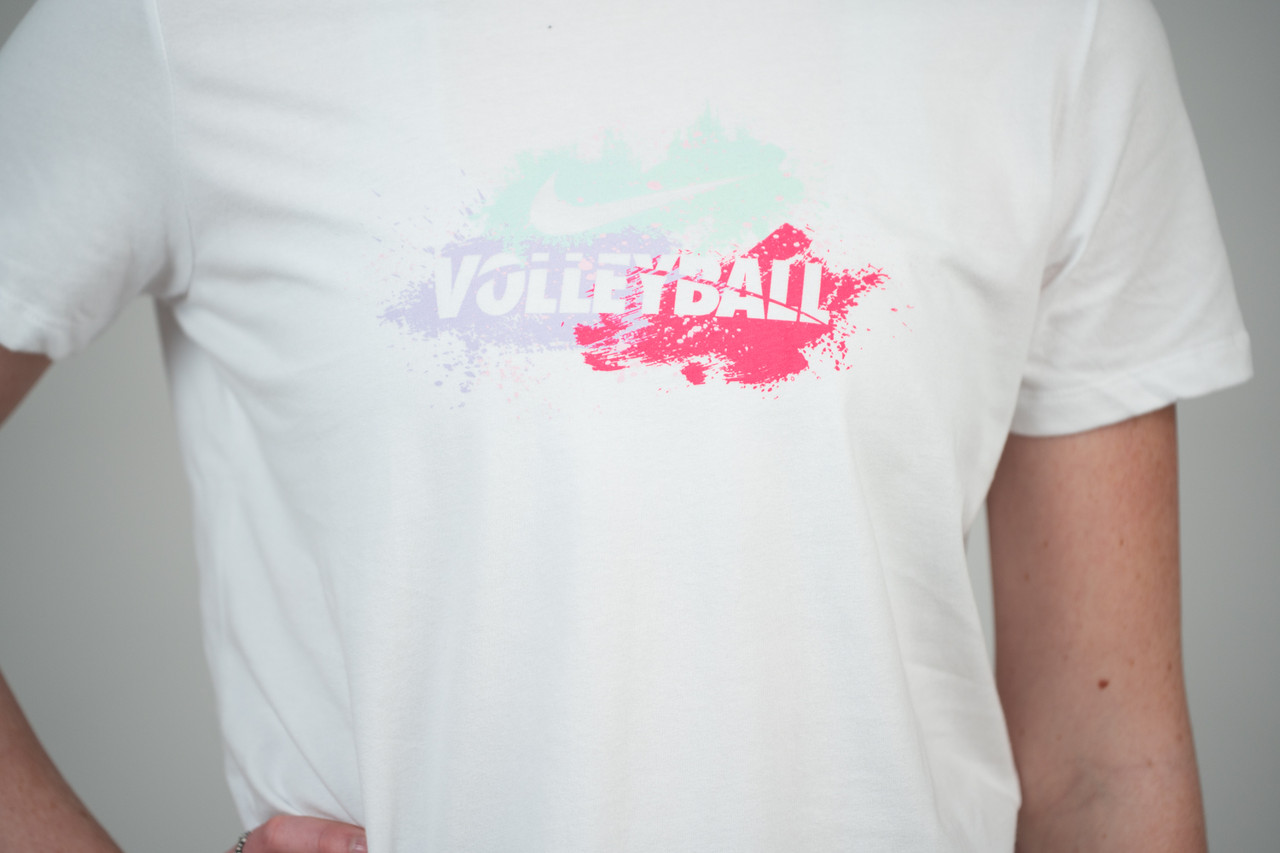 Nike Women's Volleyball Pastel Dri-Fit Cotton Tee (Multiple Colors)
