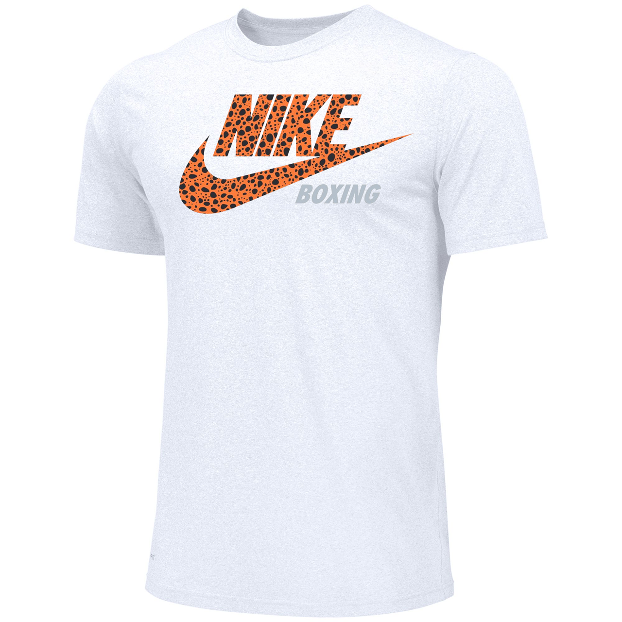 white colorful nike shirt
