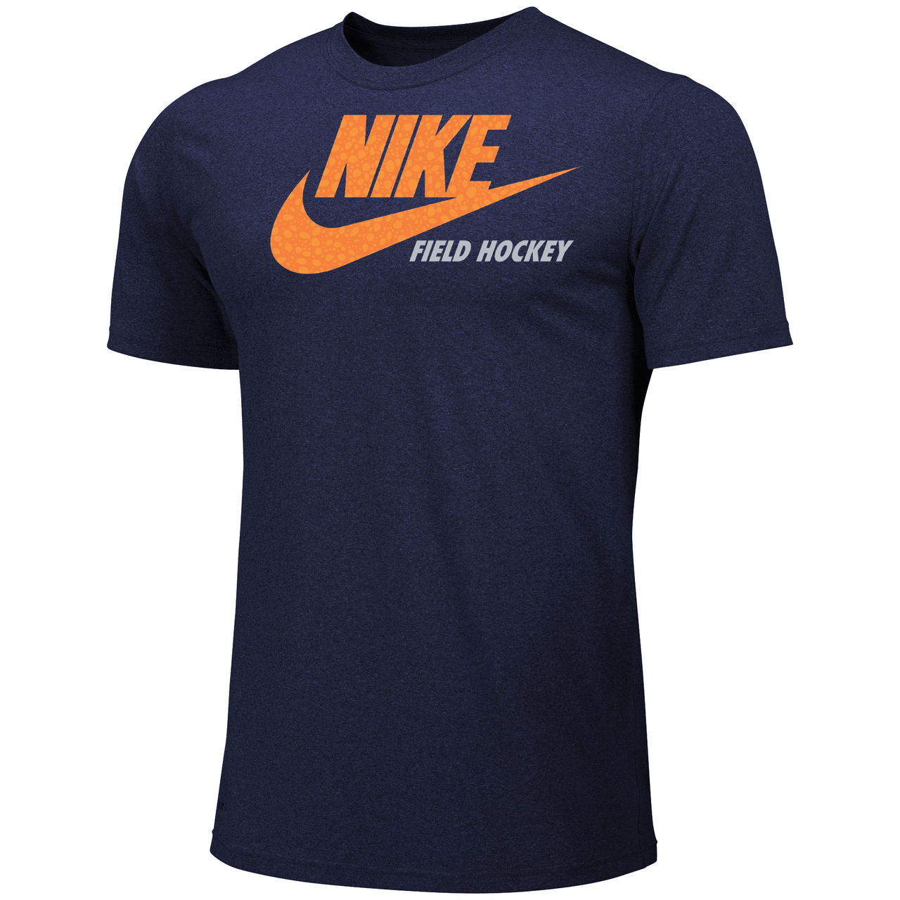 blue and orange nike shirt