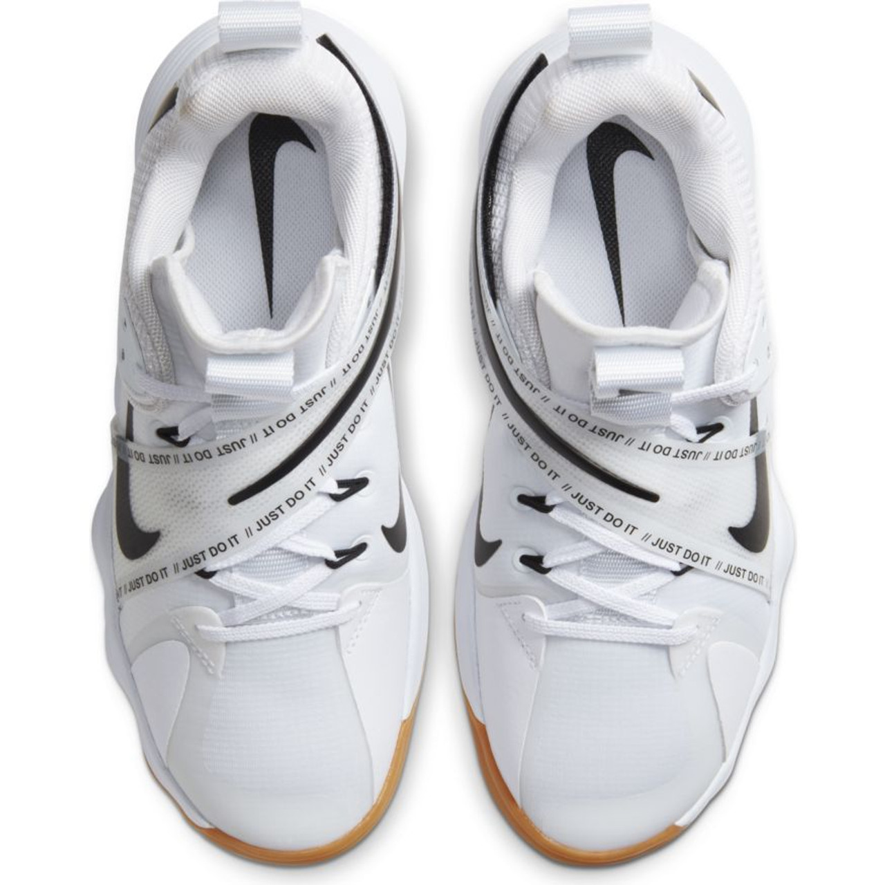 NIKE - Nike React HyperSetバレーボールシューズ Nike React Hyperset SE White Crimson Maroon Strap Volleyball
