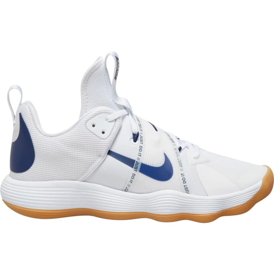 Nike React HyperSet Volleyball Shoes - White/Gum Light Brown  display picture 3