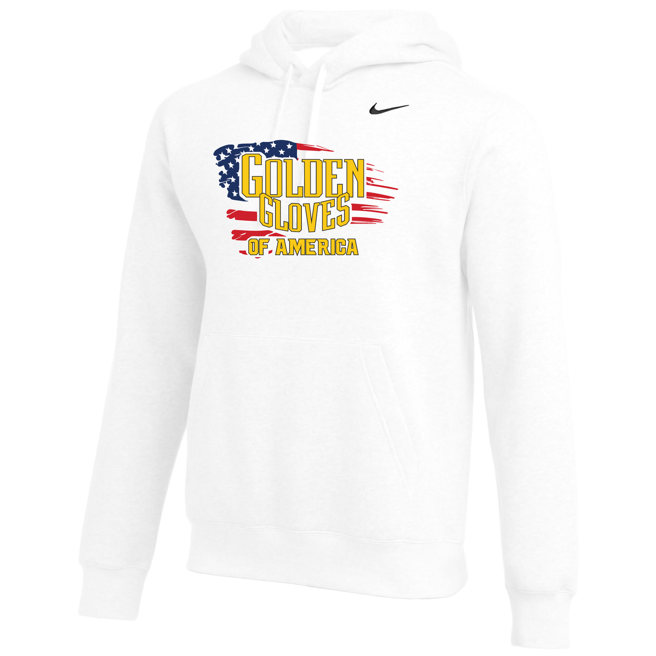 Nike Men's Golden Gloves of America Club Fleece Hoodie White