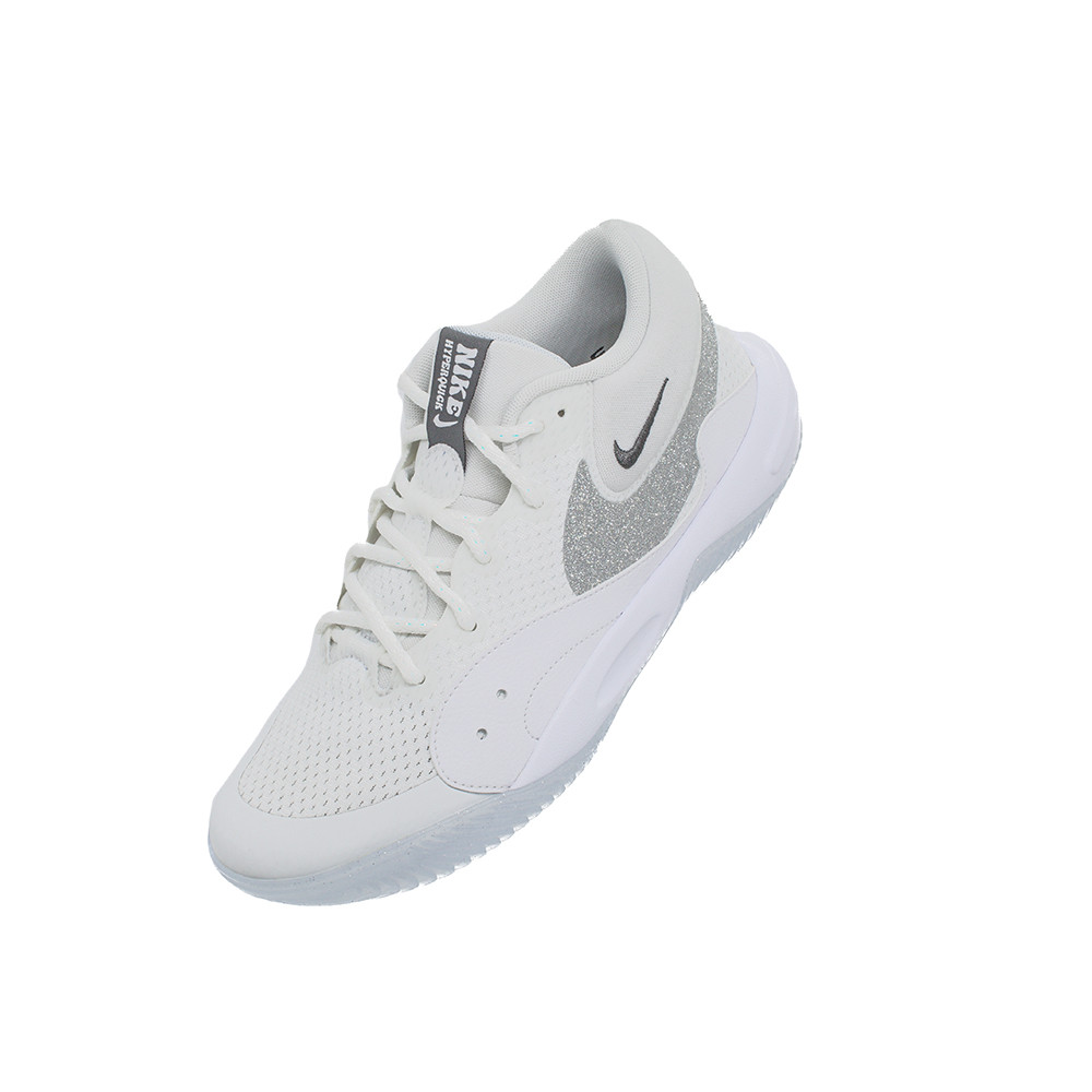 Nike Hyperquick SE Volleyball Shoes - Summit White/Metallic Silver