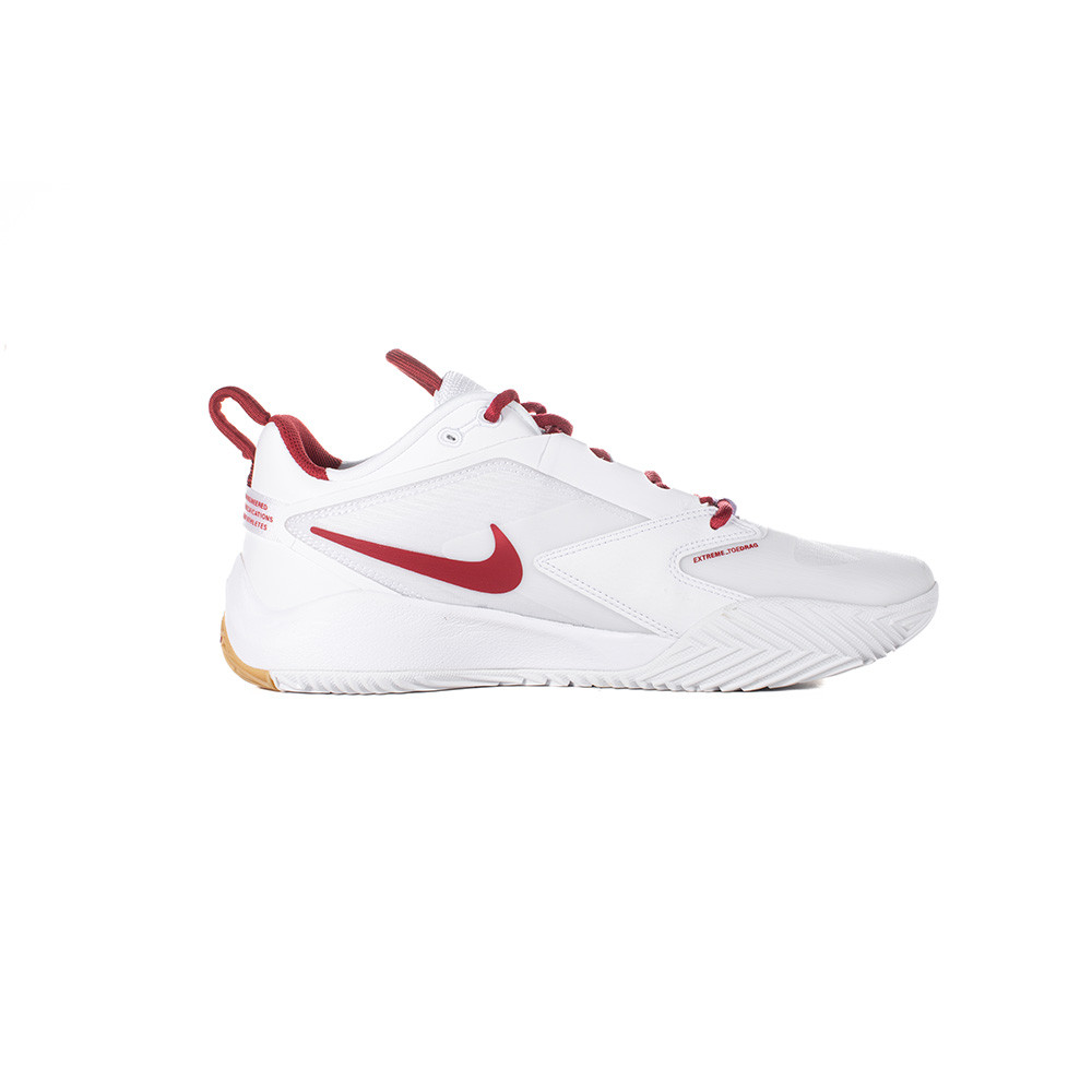 Nike Air Zoom Hyperace 3 Volleyball Shoes - White/Team Crimson