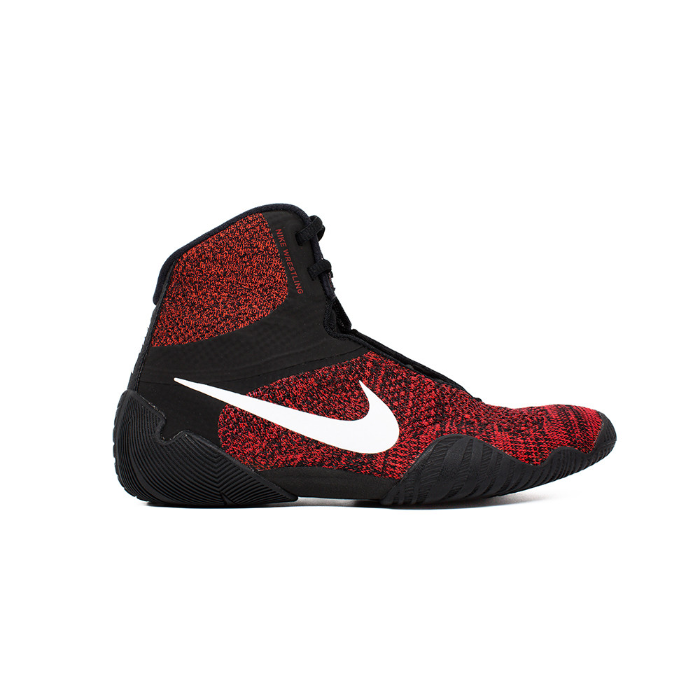 Nike Tawa Wrestling Shoes - Black/Red Orbit/Crimson