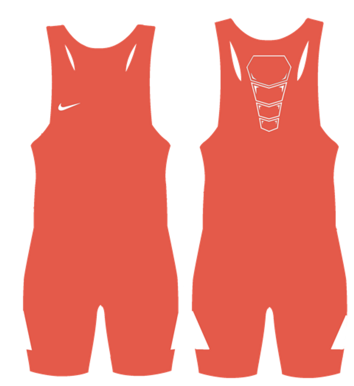 Nike youth wrestling singlets Clearance